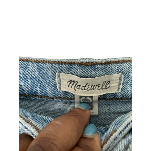 Madewell Fiore Wash Bedazzled Artsy The Curvy Perfect Vintage Jean Size 30‎ - Picture 3 of 16
